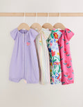 Multi Bright Coloured Jersey Baby Rompers 3 Pack (Copy 2)