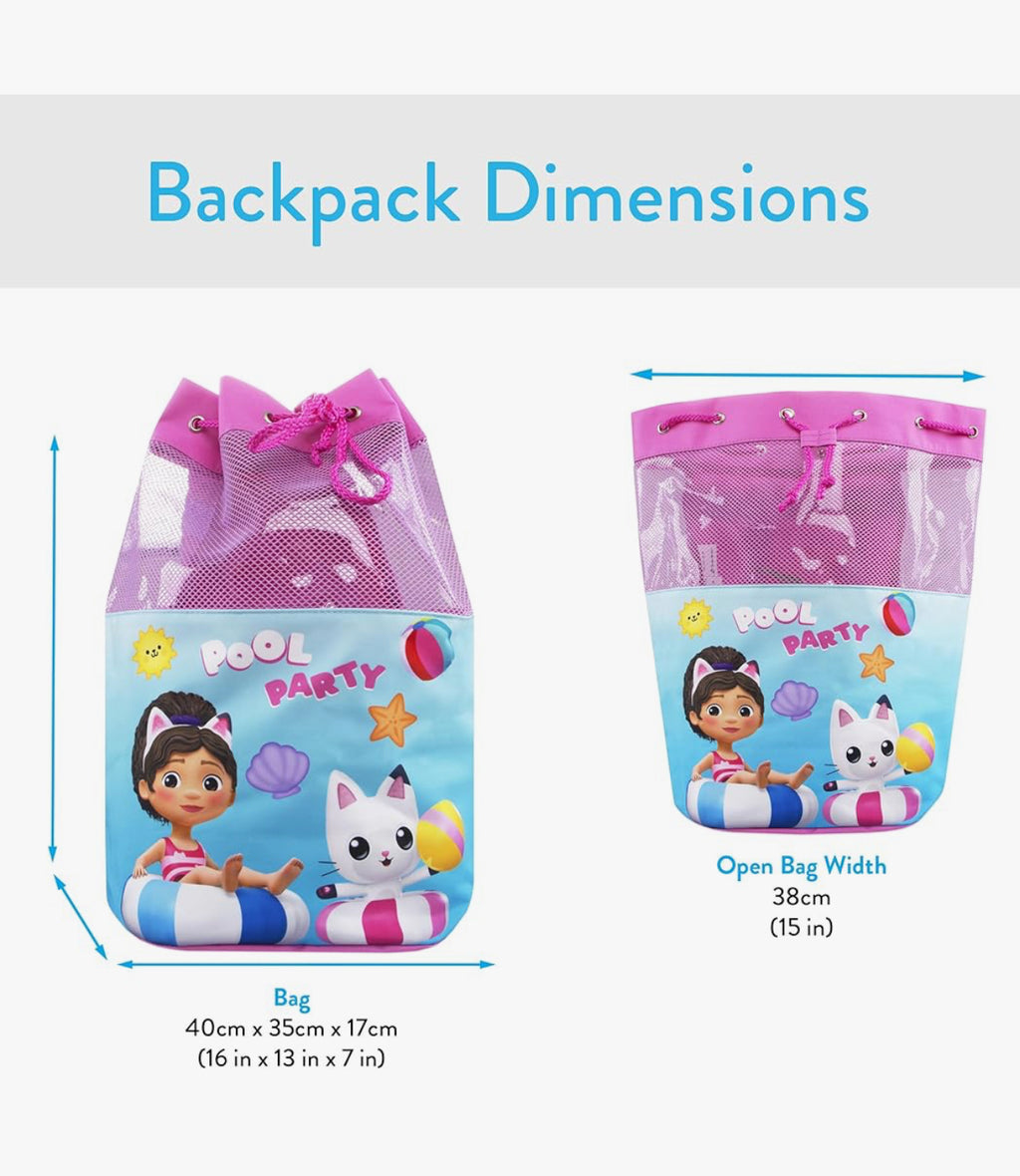 GABBY'S DOLLHOUSE Girls Swim Bag