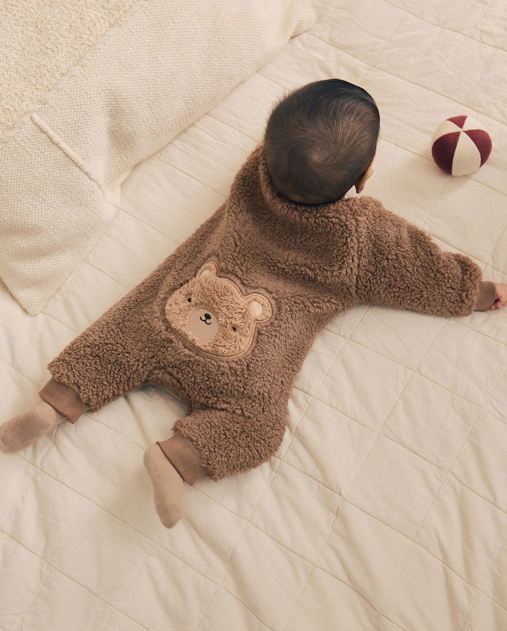 Brown Bear Borg Two Way Zip Sleepsuit