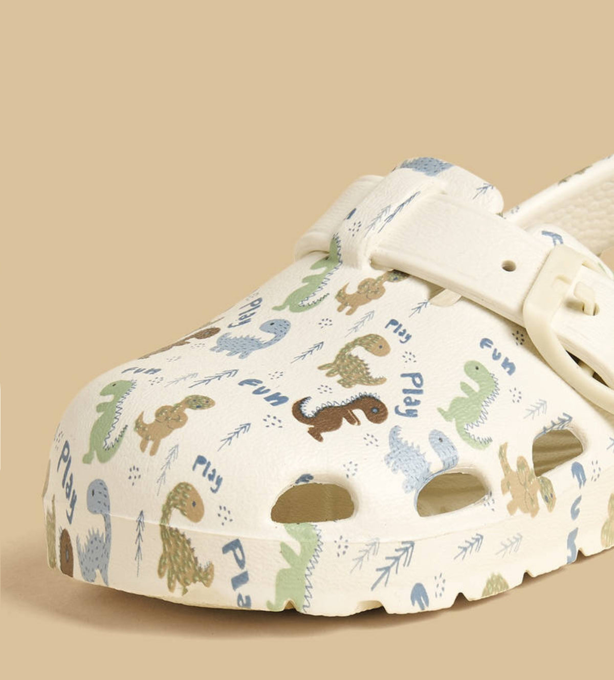 Dinosaur Print Clogs