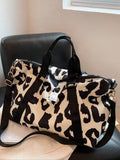 Leopard Duffel Travel Bag (immediate)