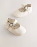 White Mary Jane Baby Shoes