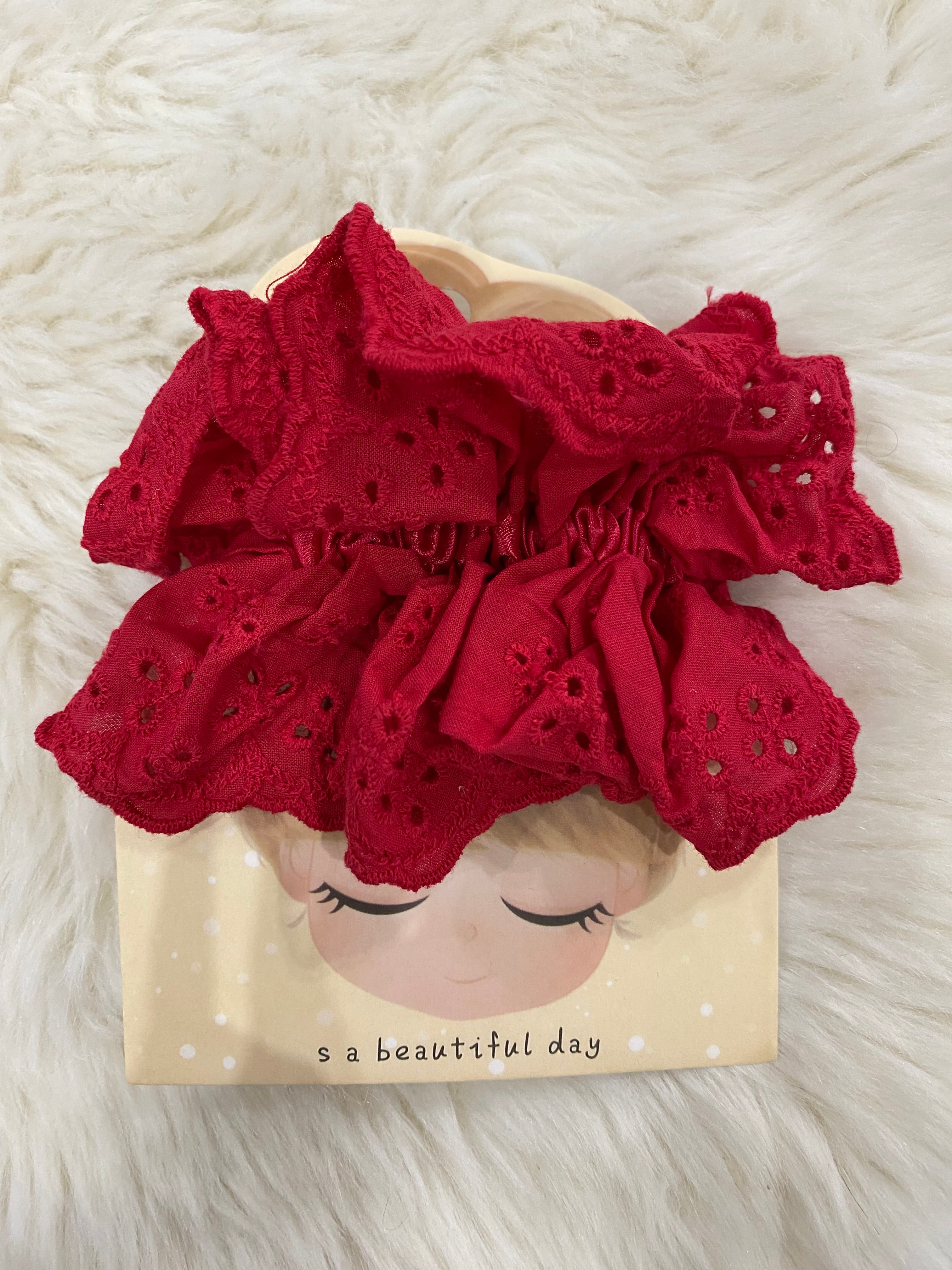 1 Pc Lace Hollow Scrunchie