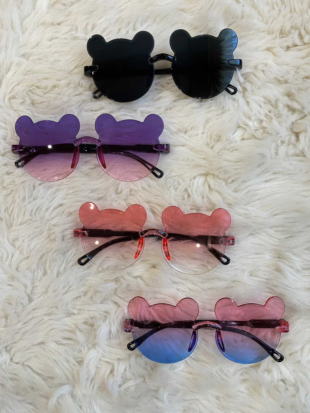 1Pc Bear sunglasses (immediate)