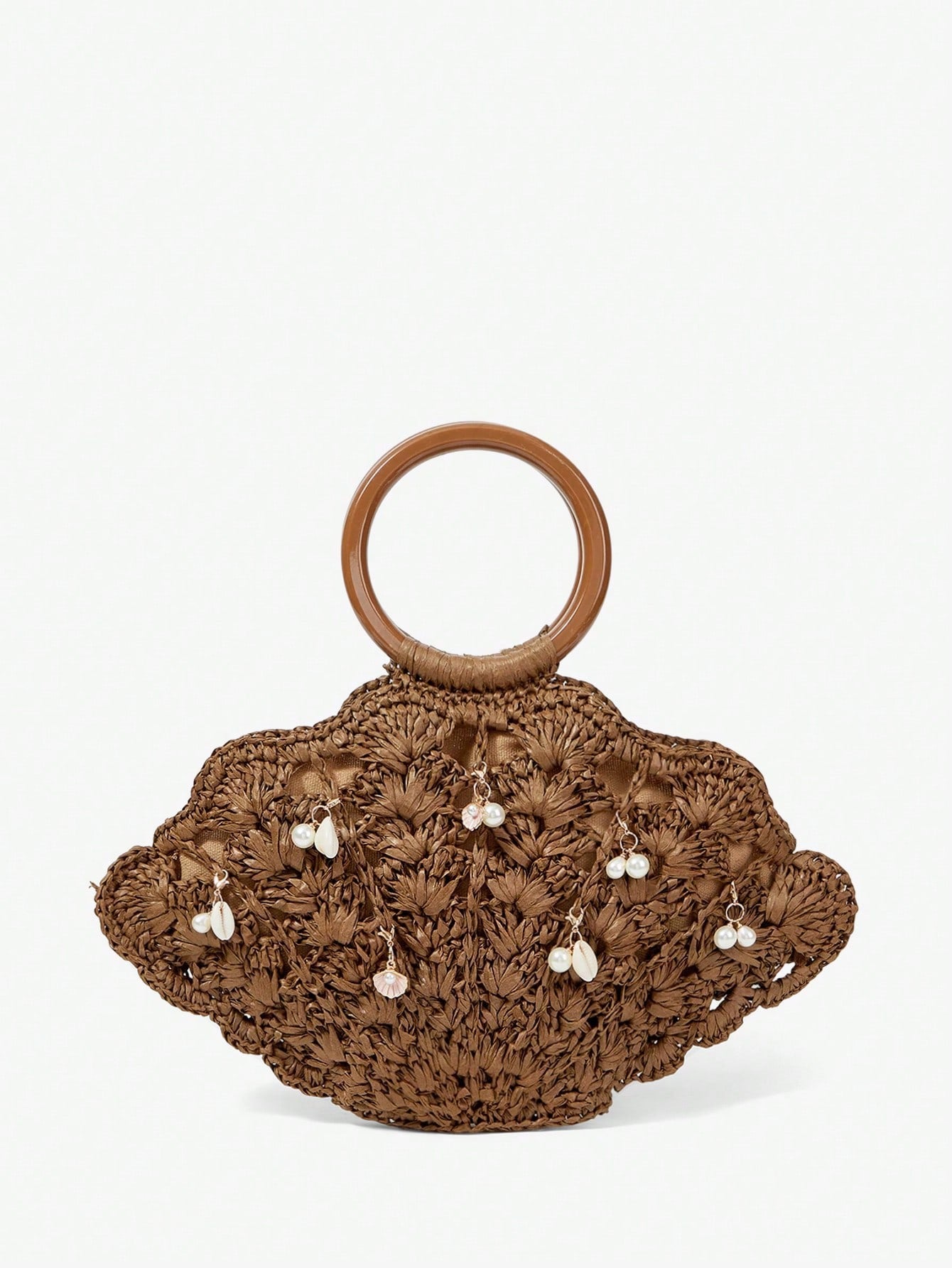 Women Straw Woven Beach Bag