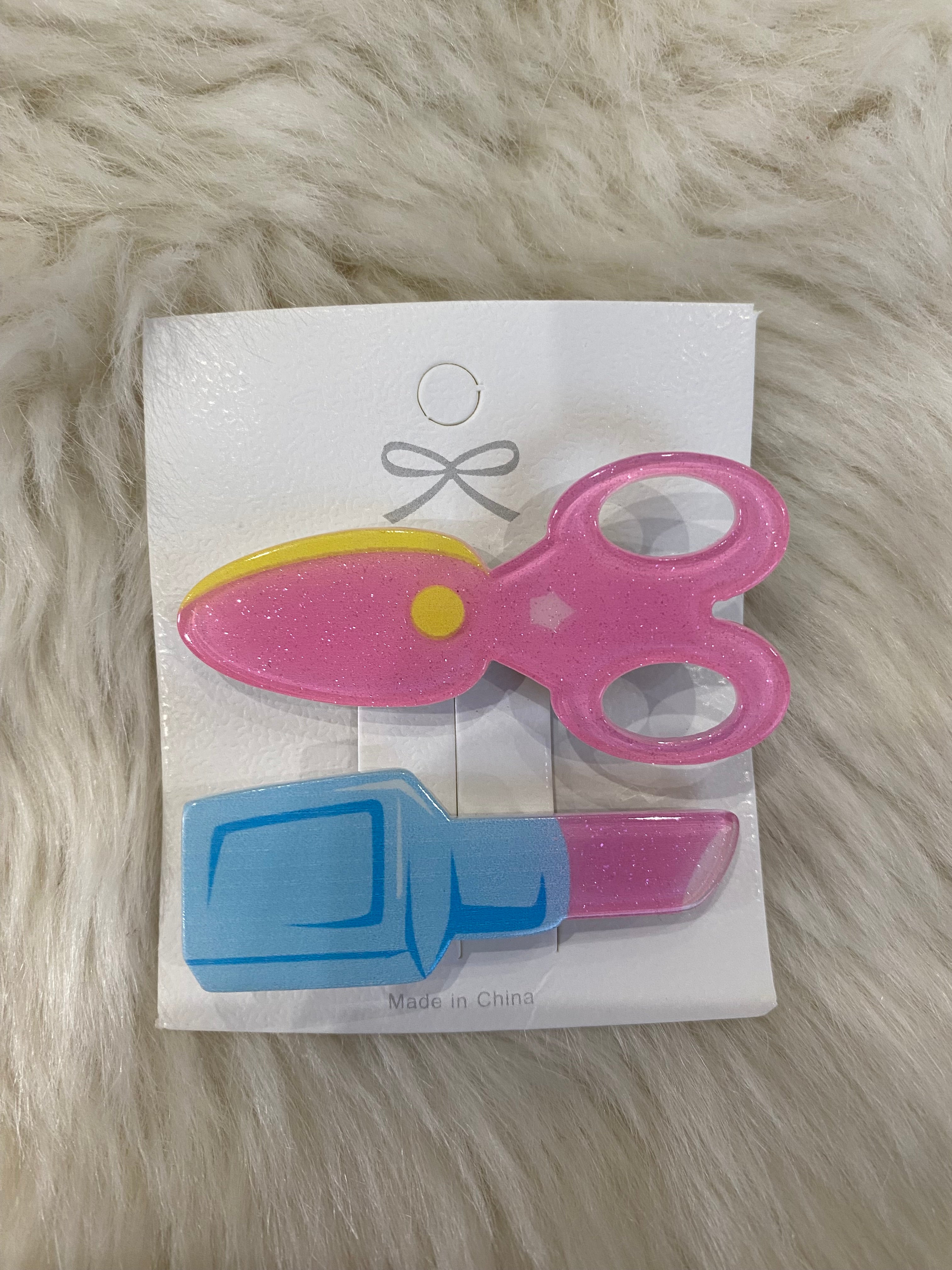 2pcs school hair clips