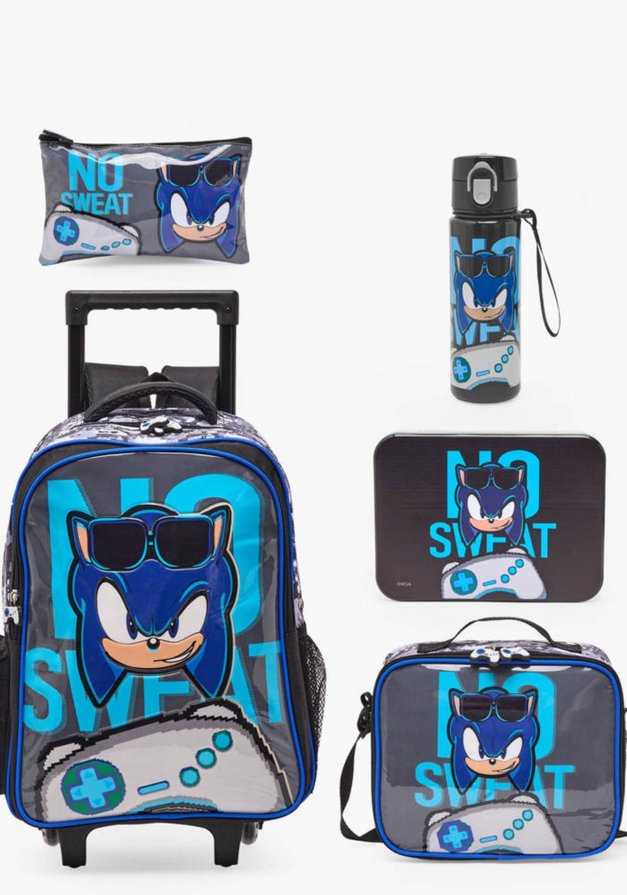 Sonic 5-piece Trolly Bag Set