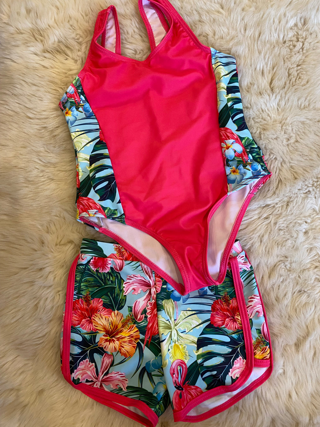 2pcs Short Swimwear Set (immediate)