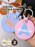 Custom Initial & Name Keychain