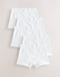 White Trunks 5 Pack