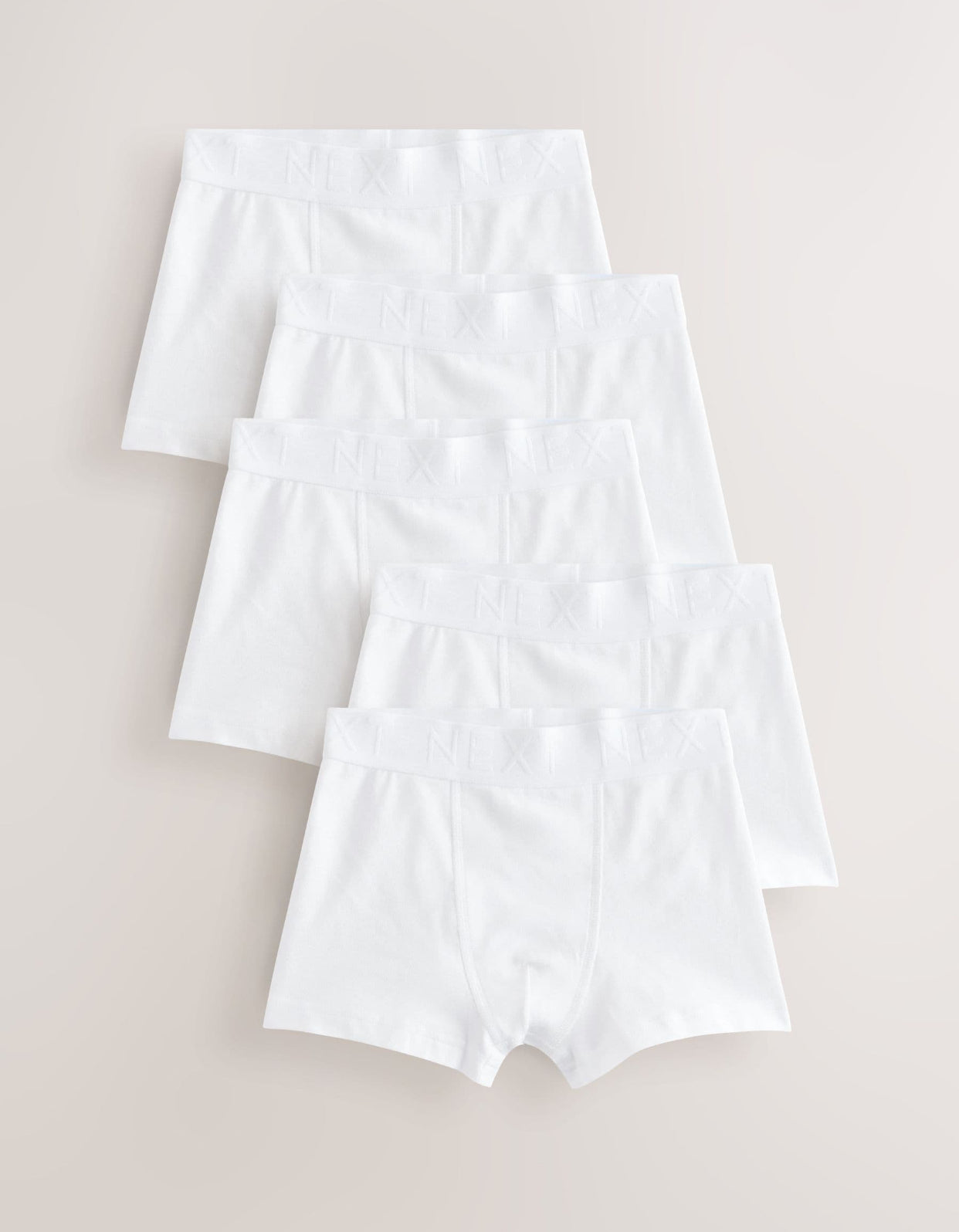 White Trunks 5 Pack