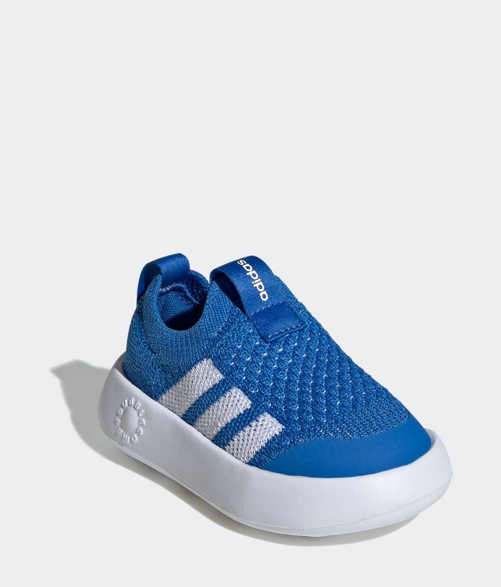adidas Blue Bubblecomfy Slip On Infant Trainers