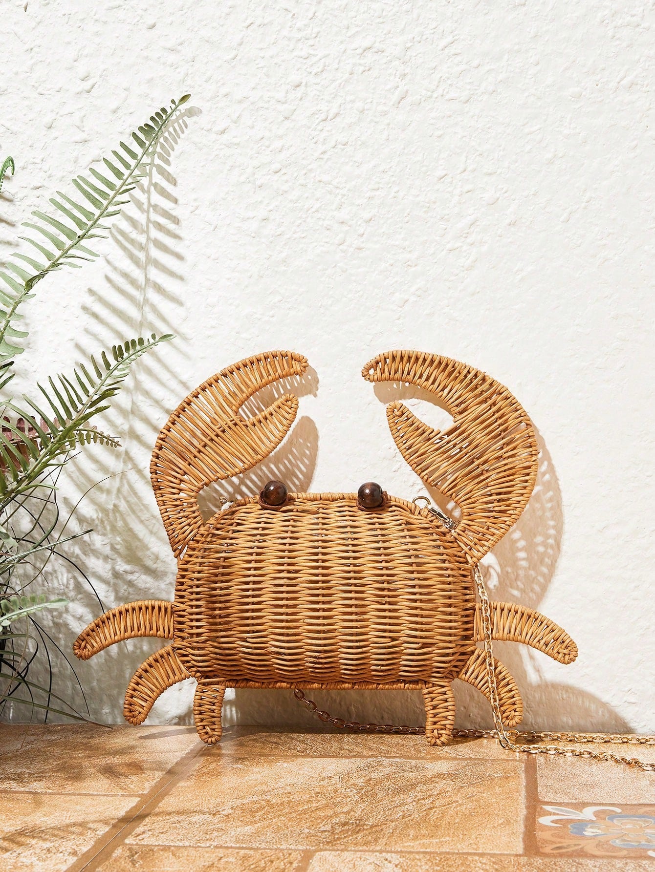 Women Summer Crab Shape Summer Beach Bag