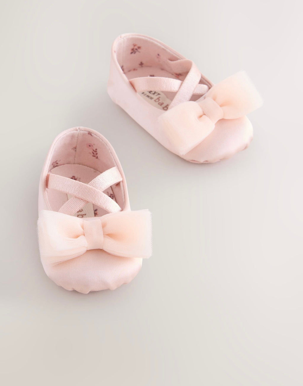 Pink Baby Bow Occassion Shoes