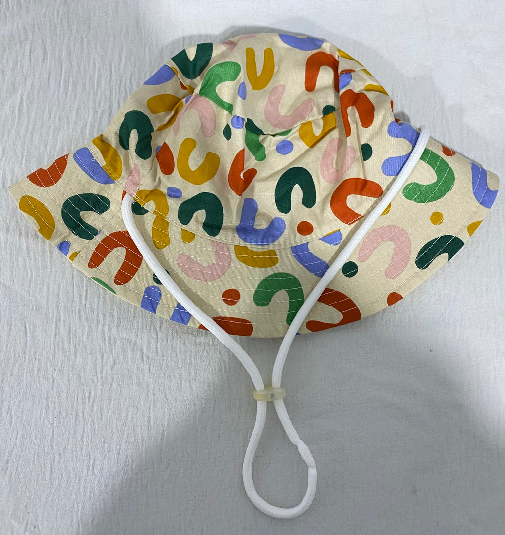1pc Children's Double-Sided Dinosaur Print Bucket Hat (immediate)