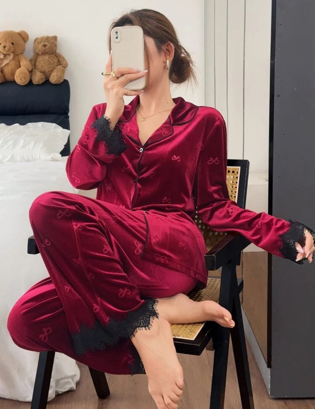Woman Velvet Pyjama