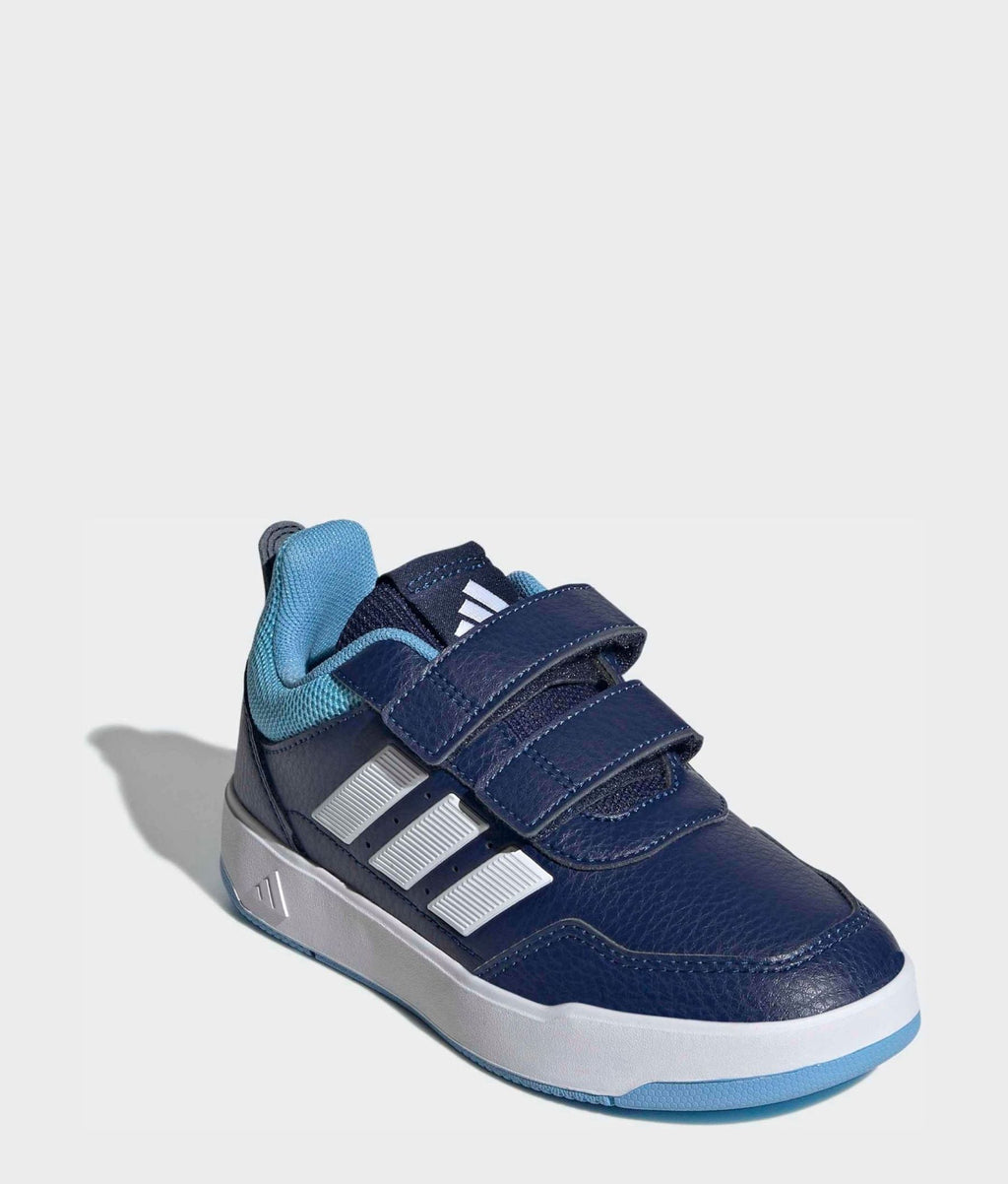 adidas Dark Blue Hook and Loop Tensaur Sport 3.0 Junior Trainers