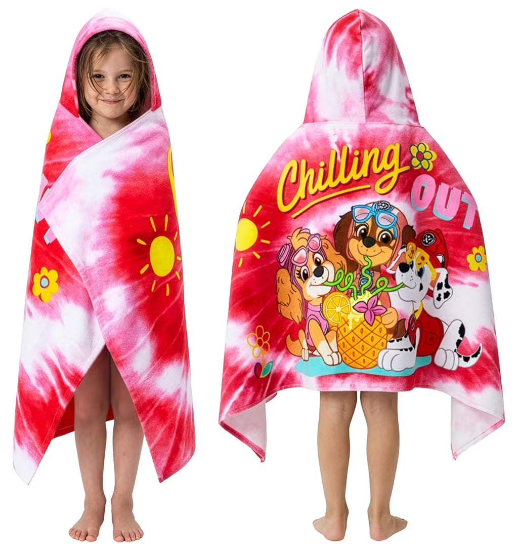 Paw Patrol Hooded Towels for Girls