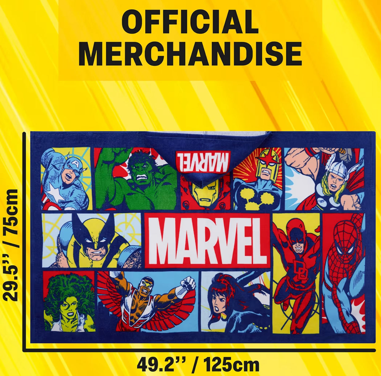 Marvel Hooded Towels for Boys
