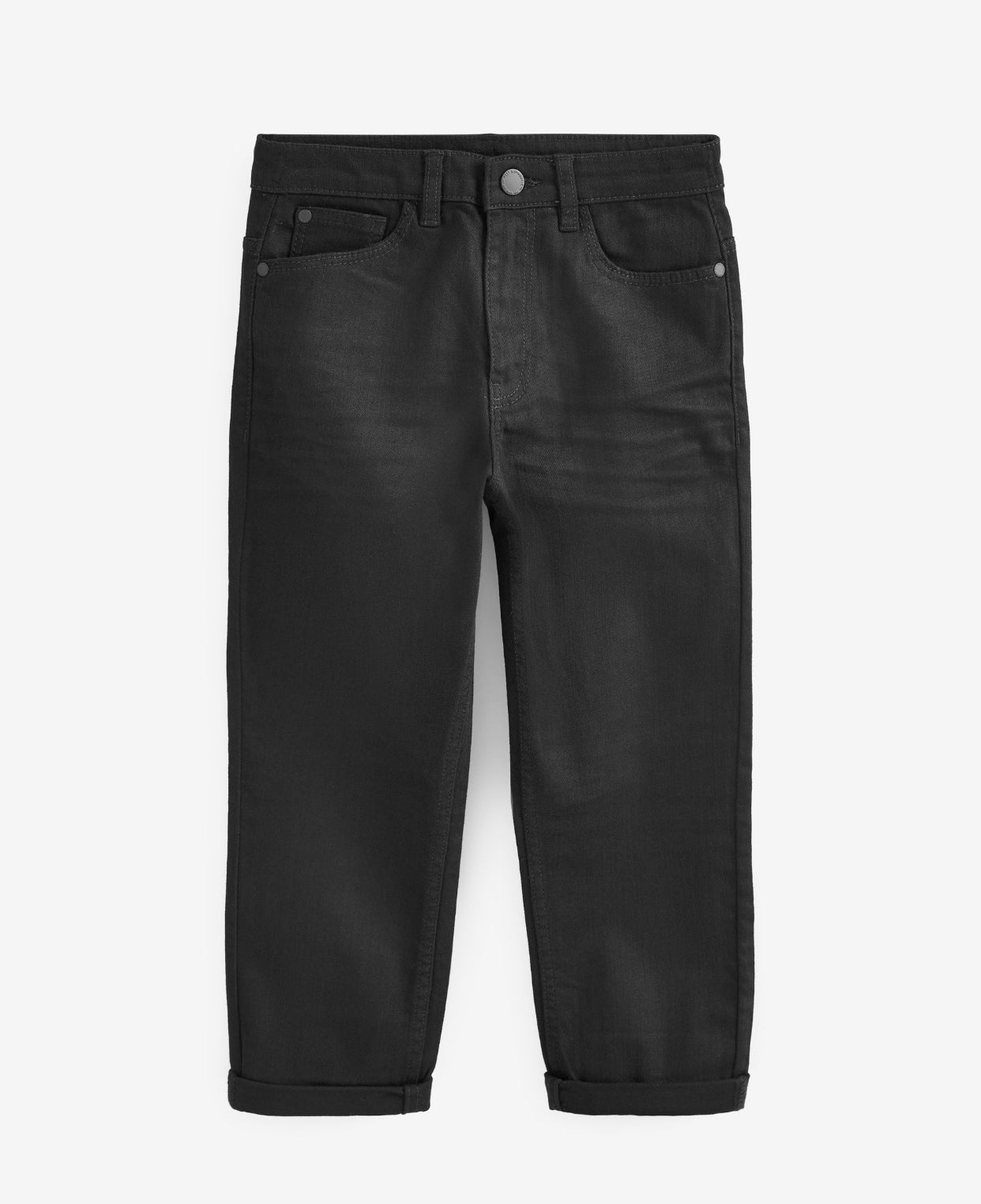 Black Loose Fit Stretch Jeans