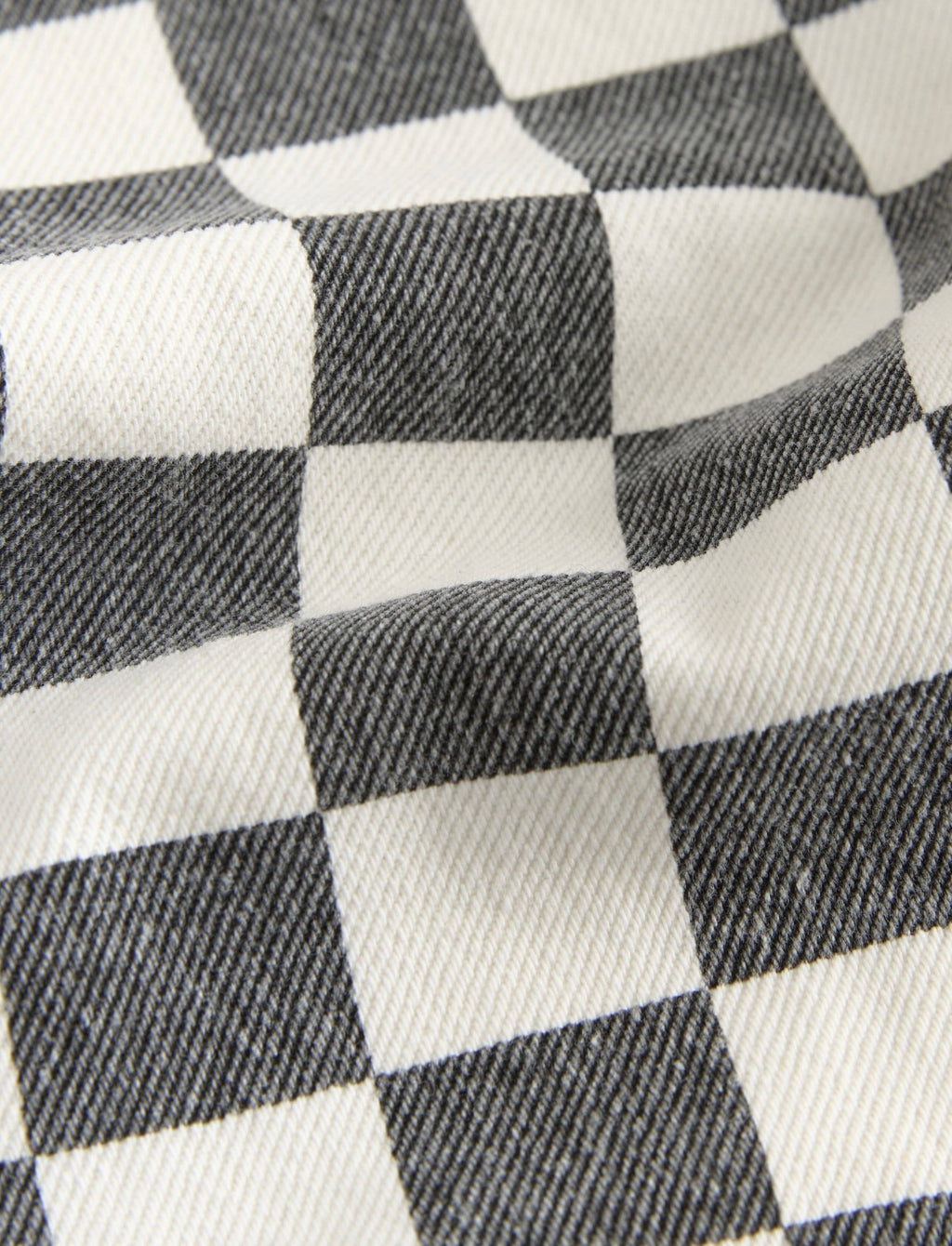 Black/White Checkerboard Dungarees