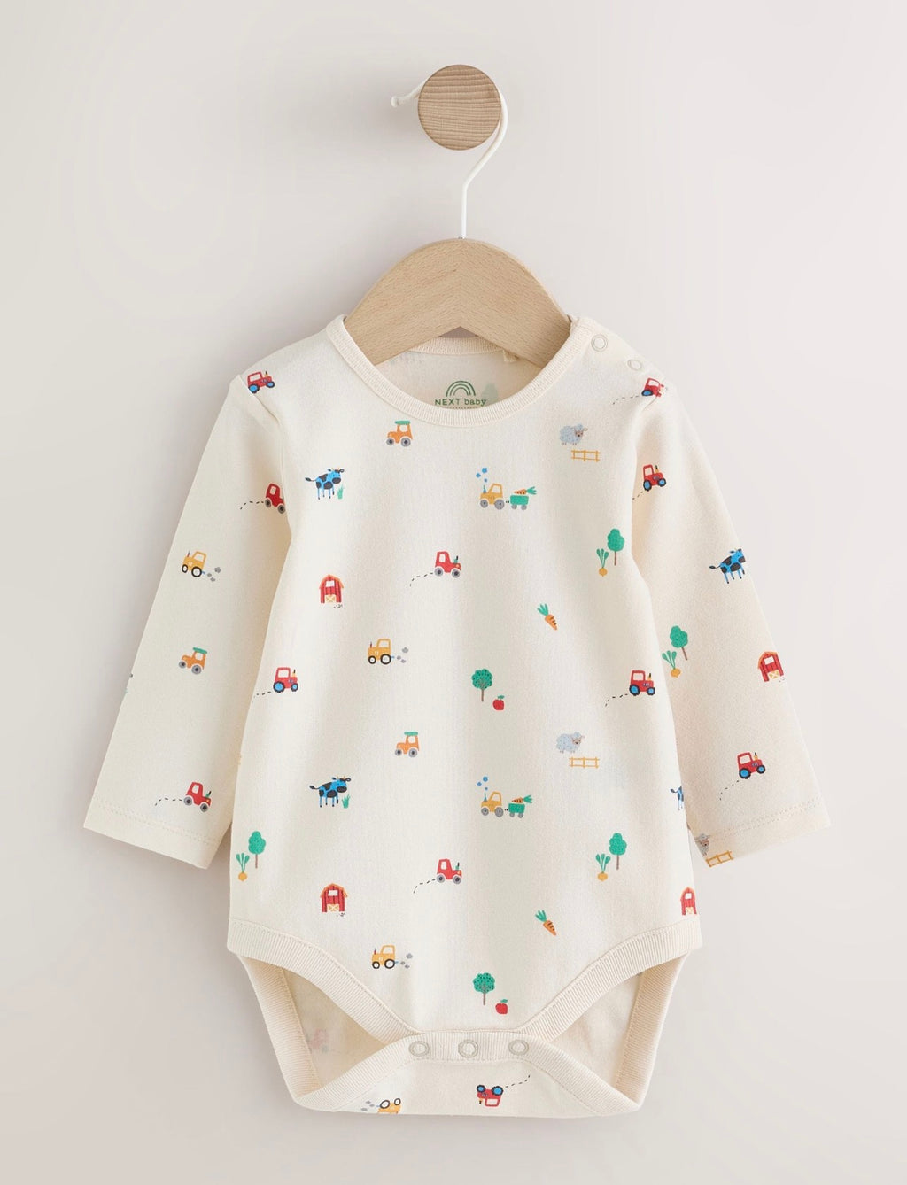 Green Farm Cord Dungarees and Bodysuit Baby Set