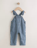 Ticking Stripe Dungarees
