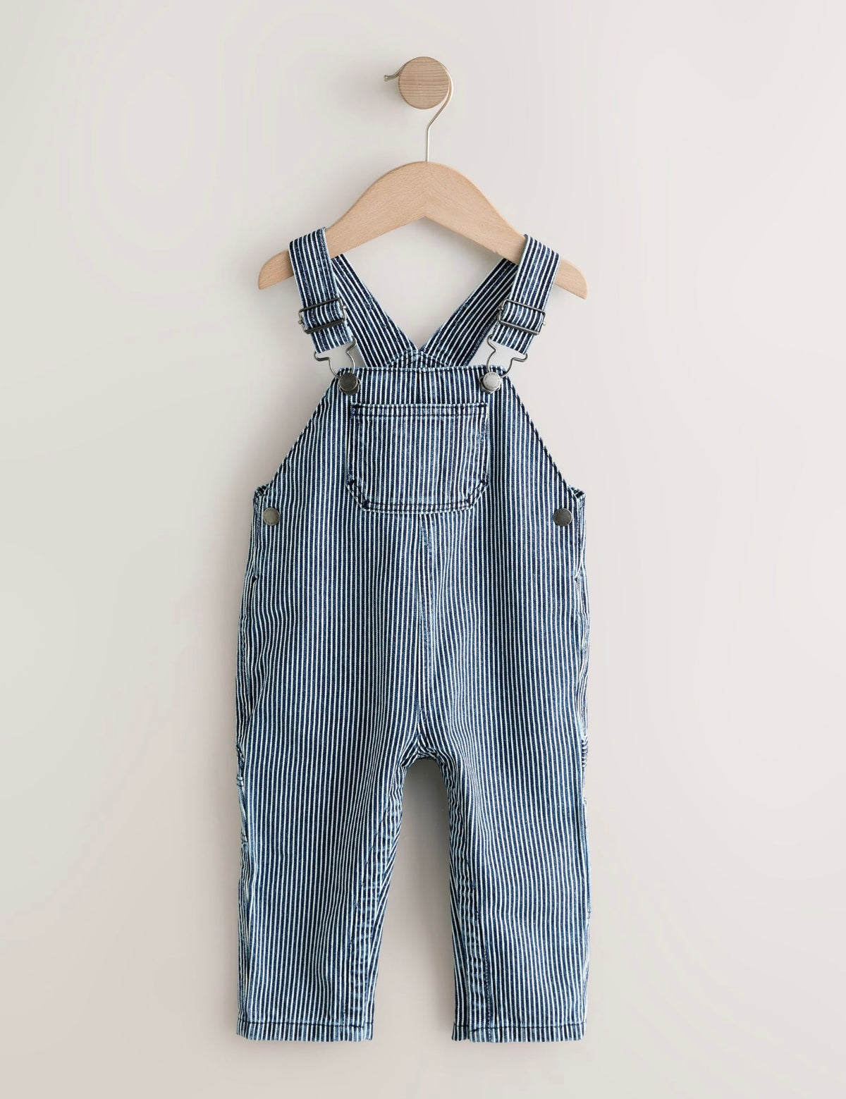 Ticking Stripe Dungarees