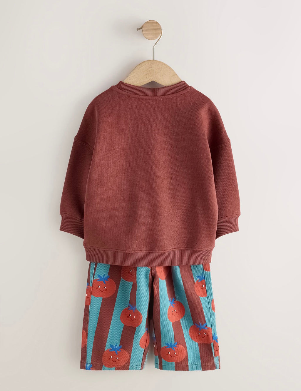 Red/Blue Long Sleeve Top and Trousers Set
