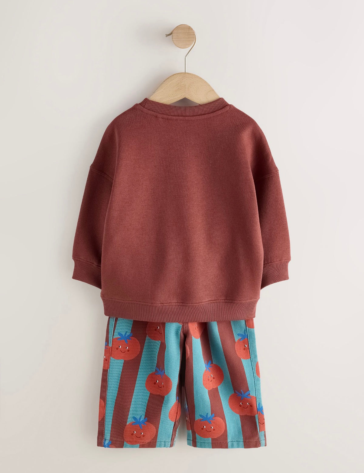 Red/Blue Long Sleeve Top and Trousers Set