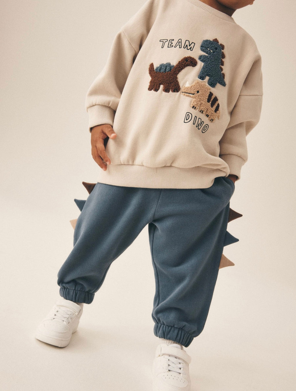 Neutral Crew Neck Joggers Set