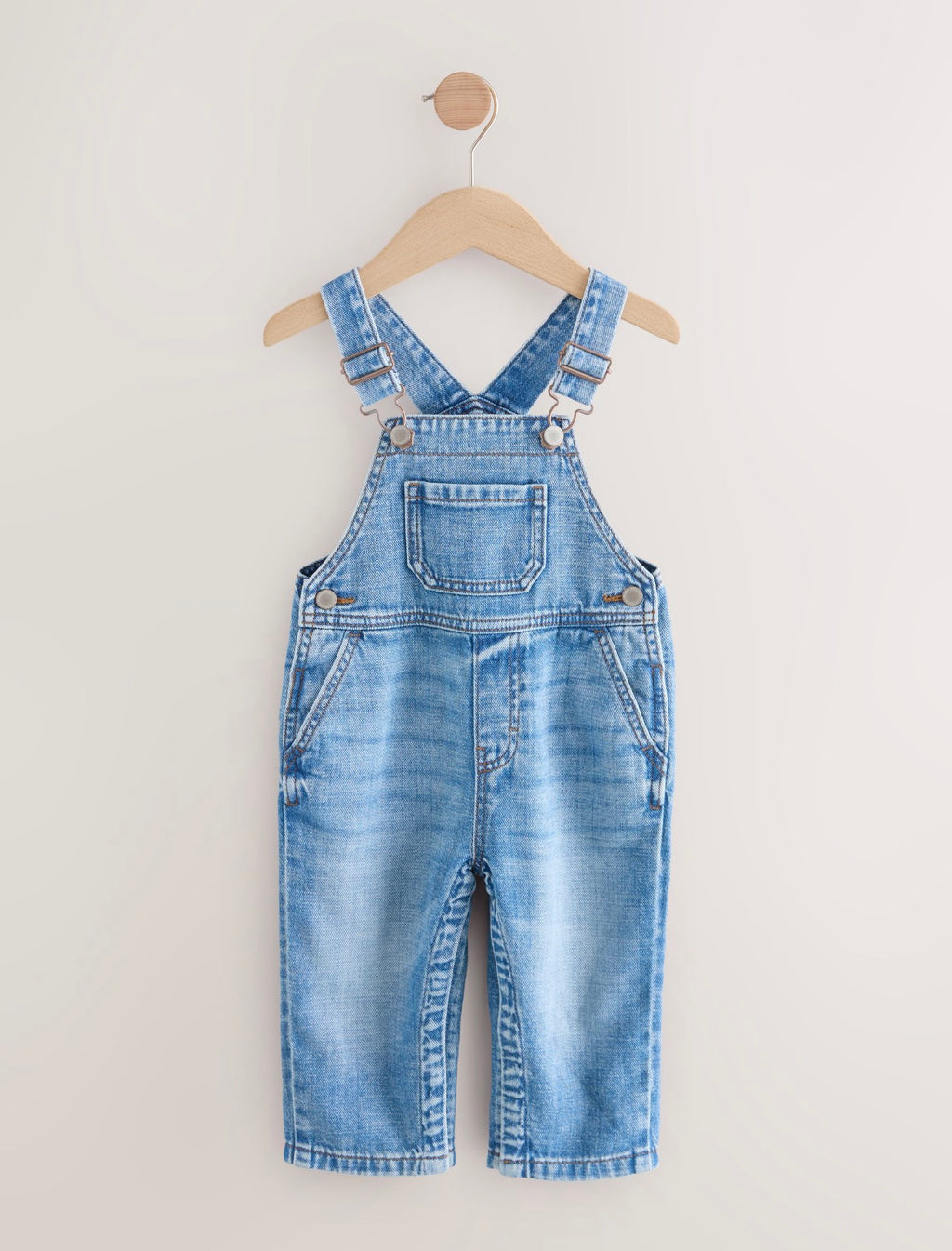 Mid Blue Dungarees