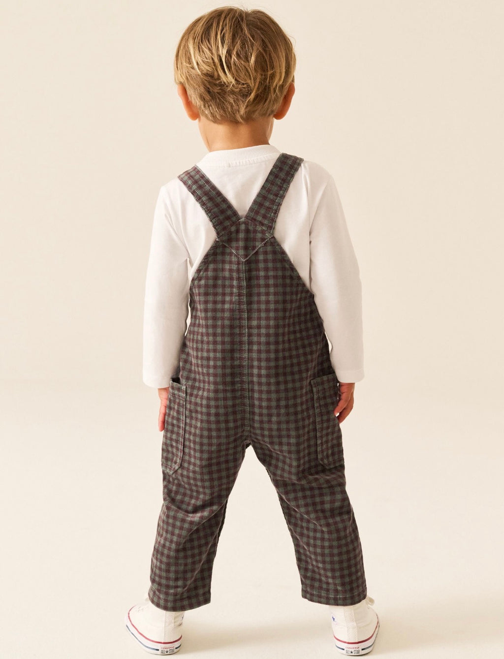 Red/Green Gingham Regular Fit
Corduroy Dungarees