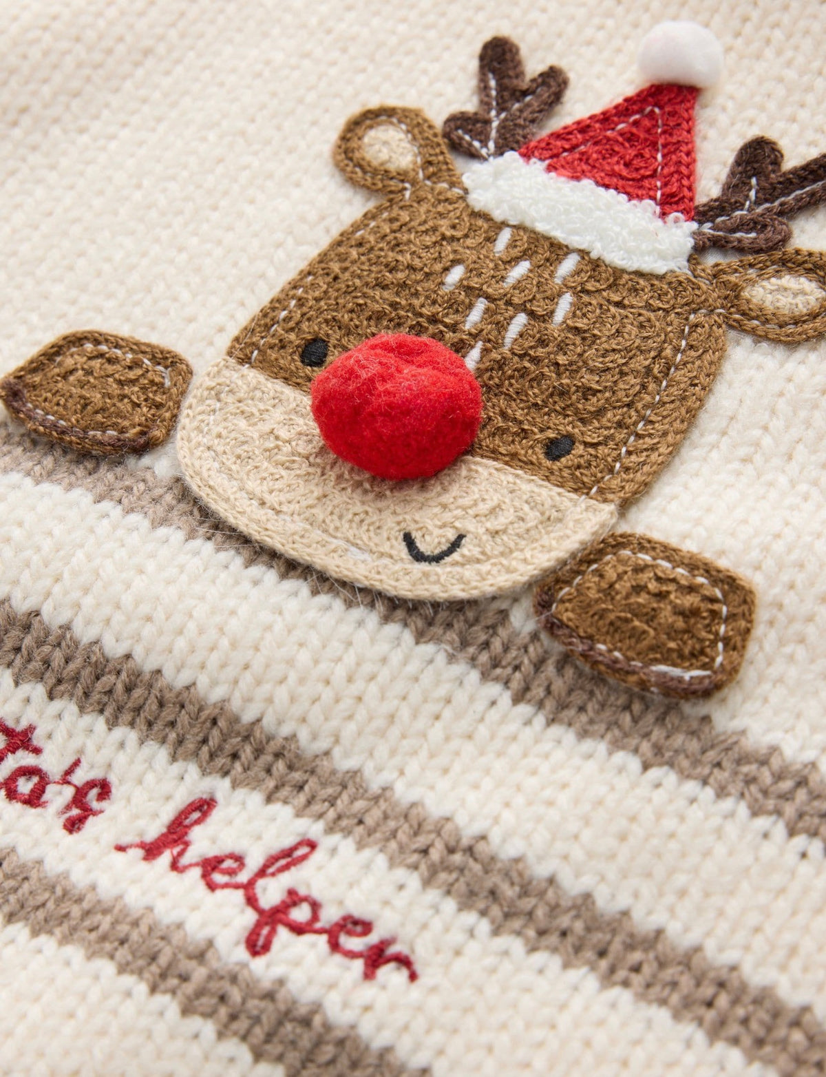 Neutral Christmas Crew Neck Jumper