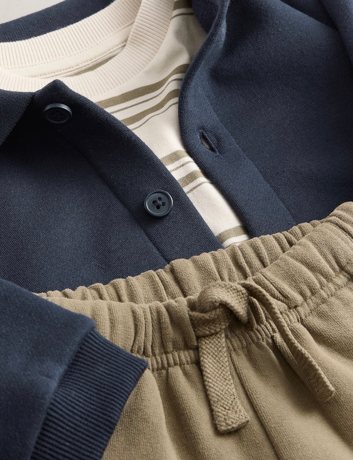 Dark Navy Smart Jacket Top & Trousers Set 3 Piece