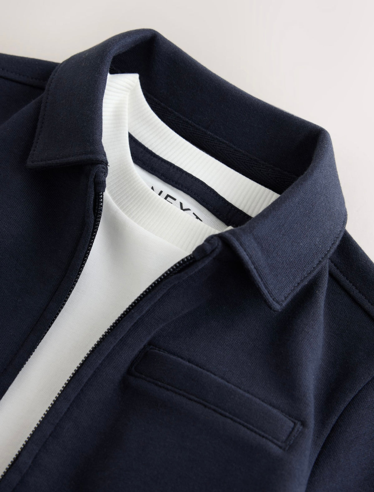 Navy Smart Jacket Top & Trousers Set 3