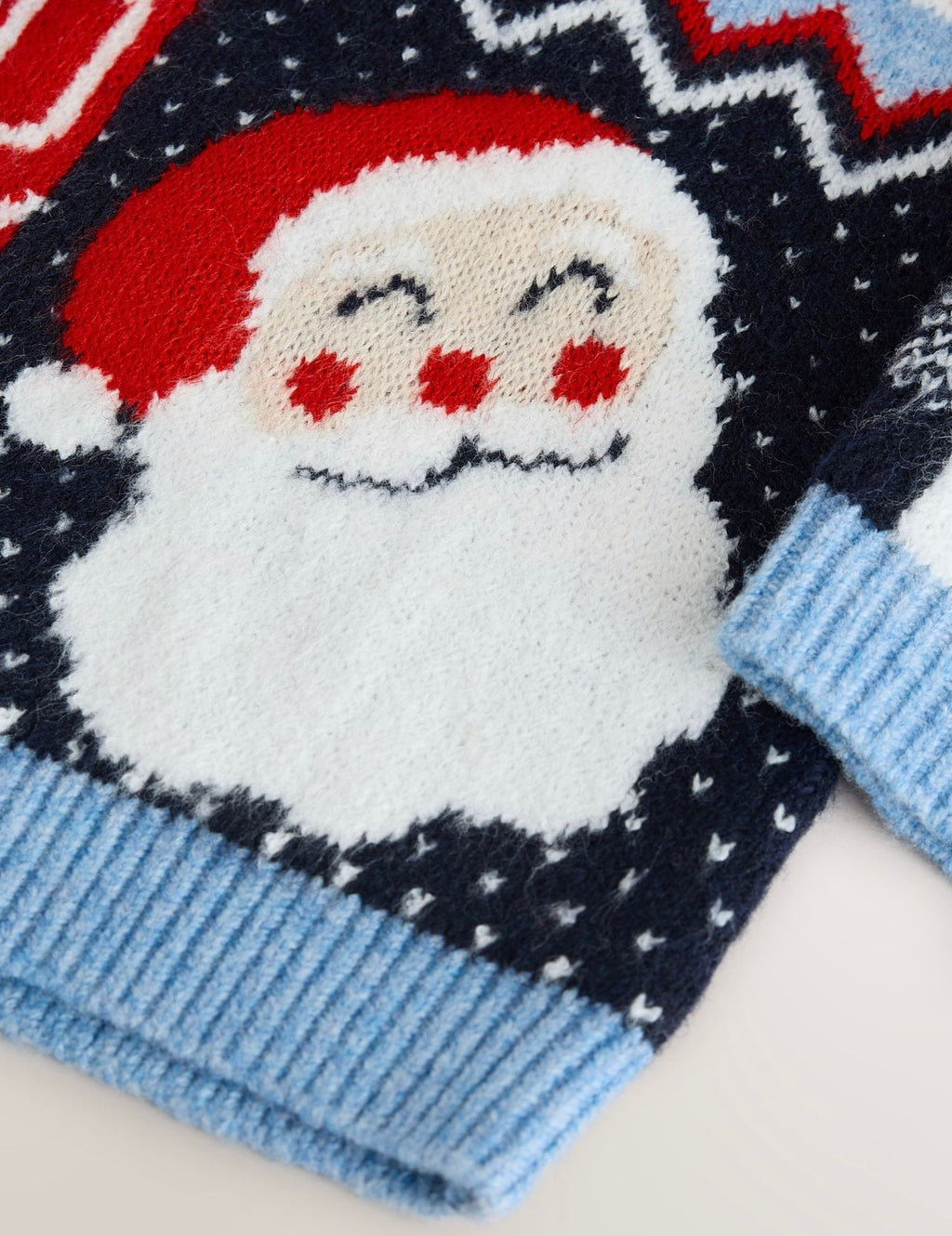 Blue Christmas Crew Neck Jumper