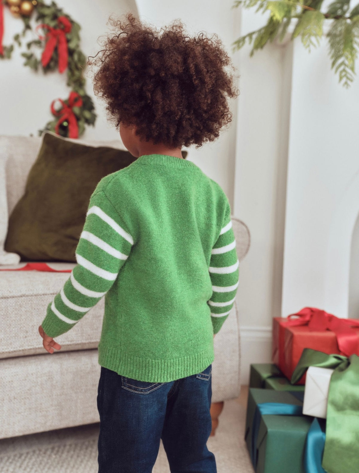 Green Christmas Crew Neck Jumper
