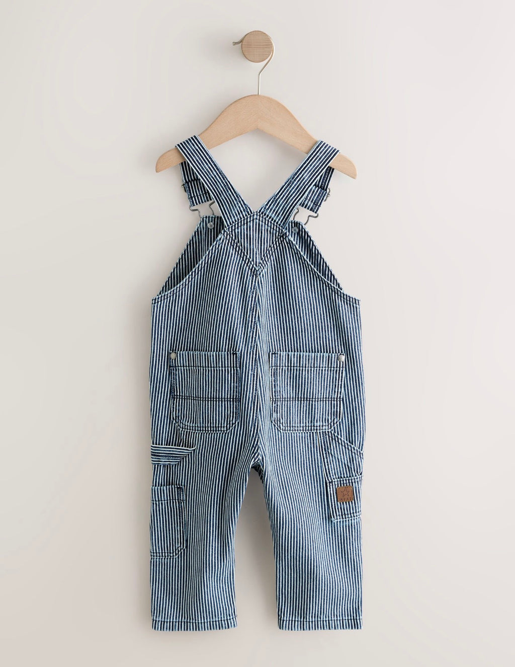Ticking Stripe Dungarees