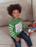 Green Christmas Crew Neck Jumper