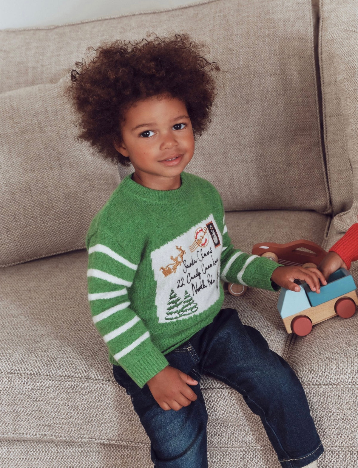 Green Christmas Crew Neck Jumper