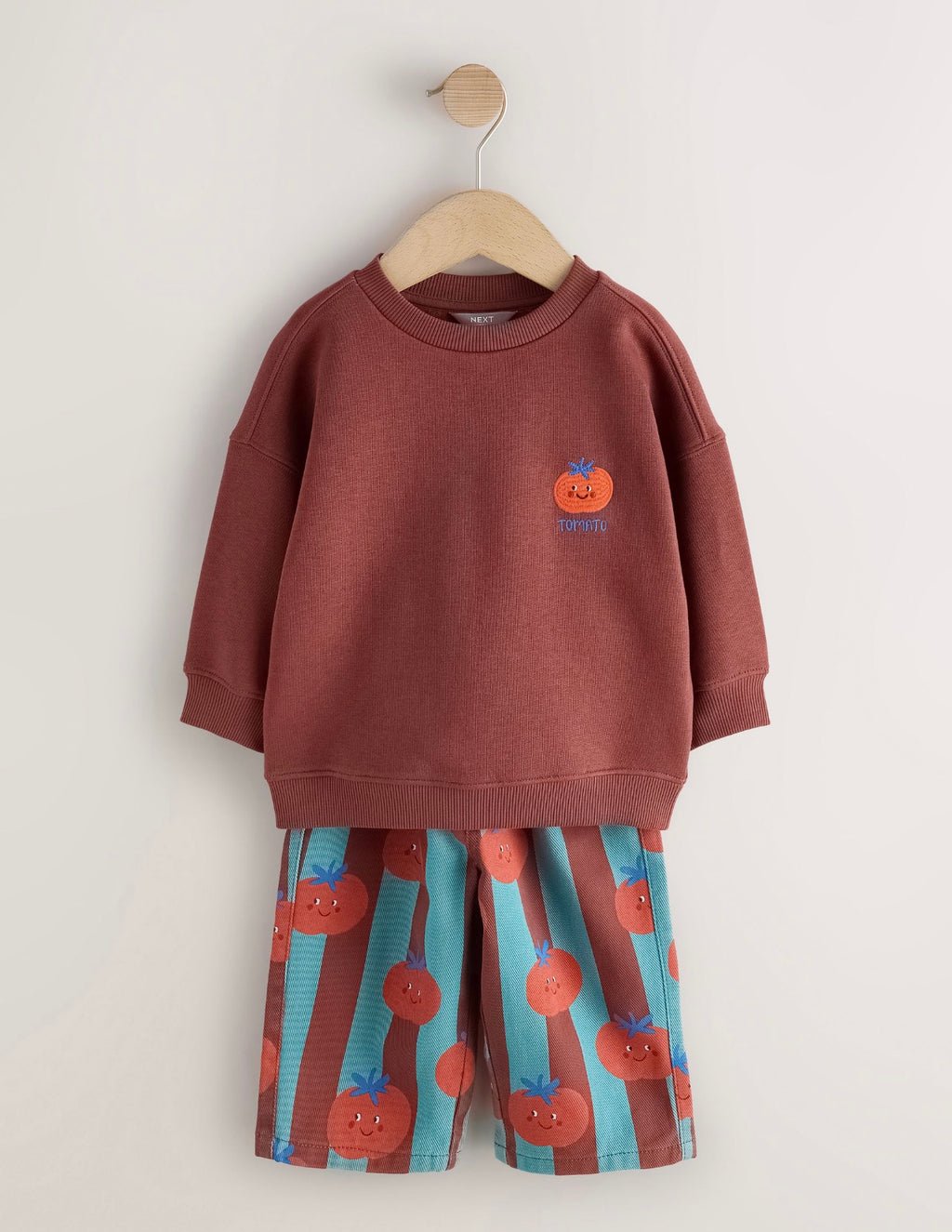Red/Blue Long Sleeve Top and Trousers Set