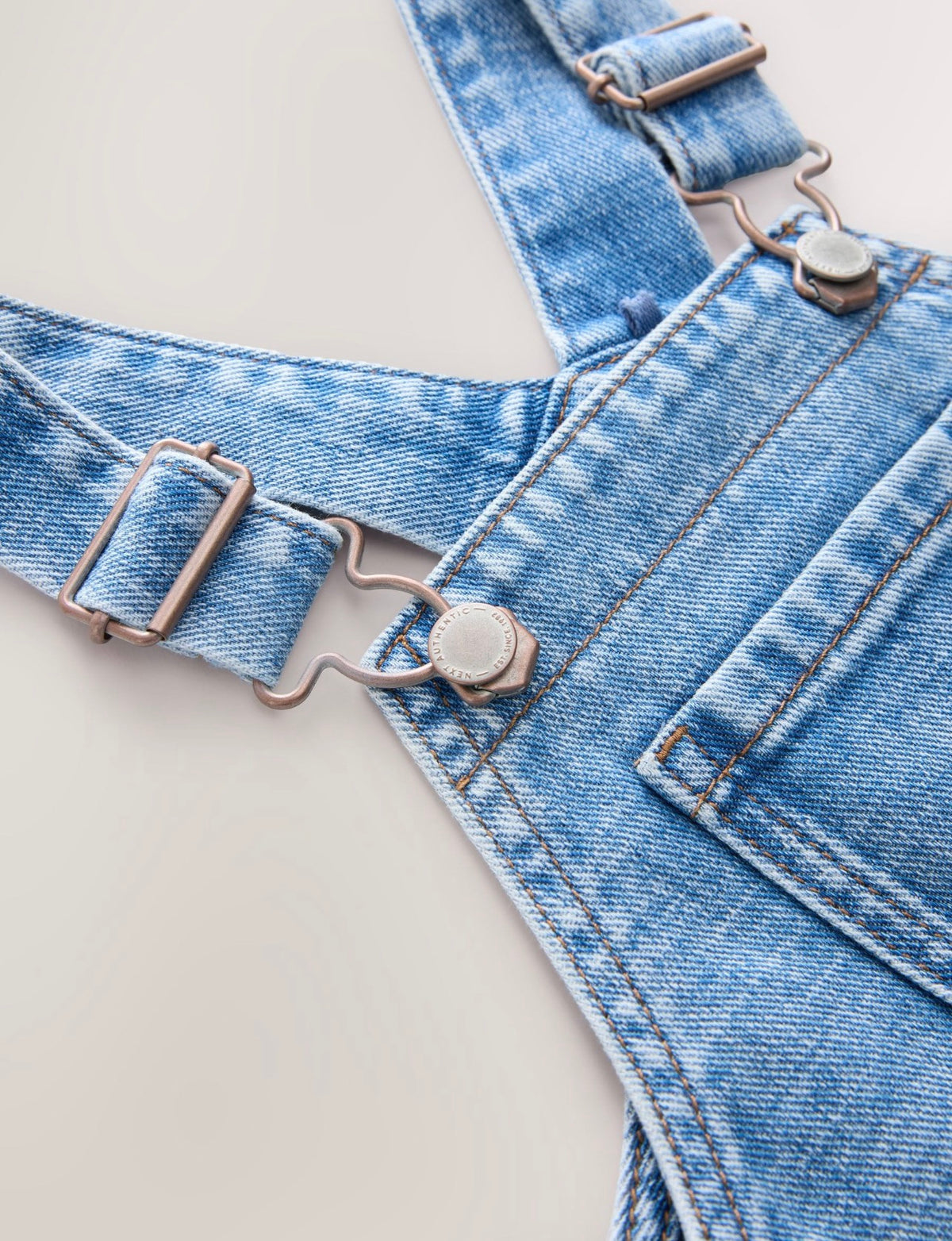 Mid Blue Dungarees