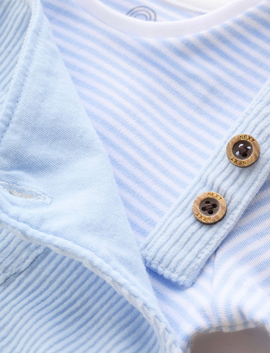 Blue Plain Cord Dungaree and Bodysuit
Baby Set