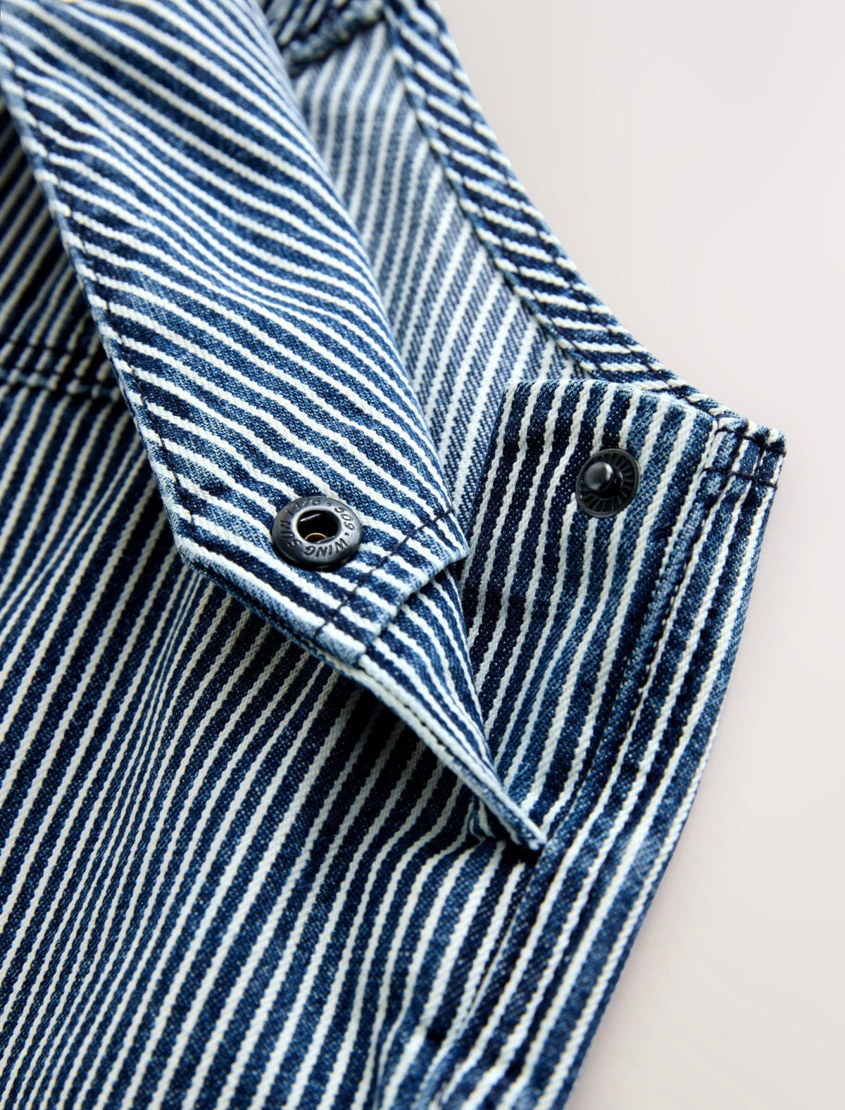 Ticking Stripe Dungarees