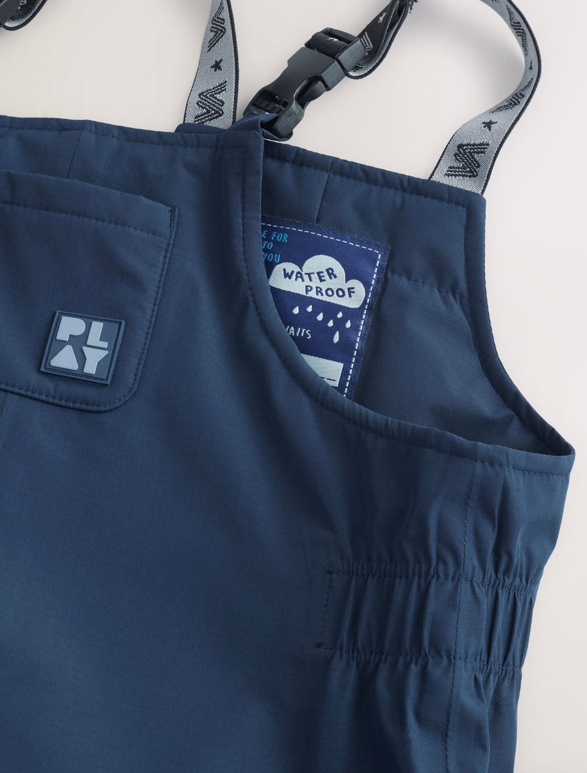 Navy Waterproof Dungarees