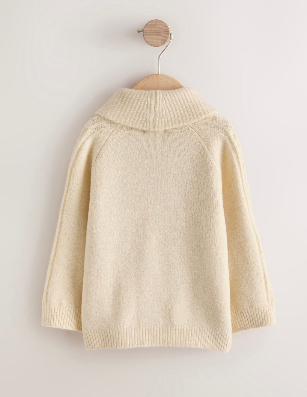 Cream Cable Knit Cardigan