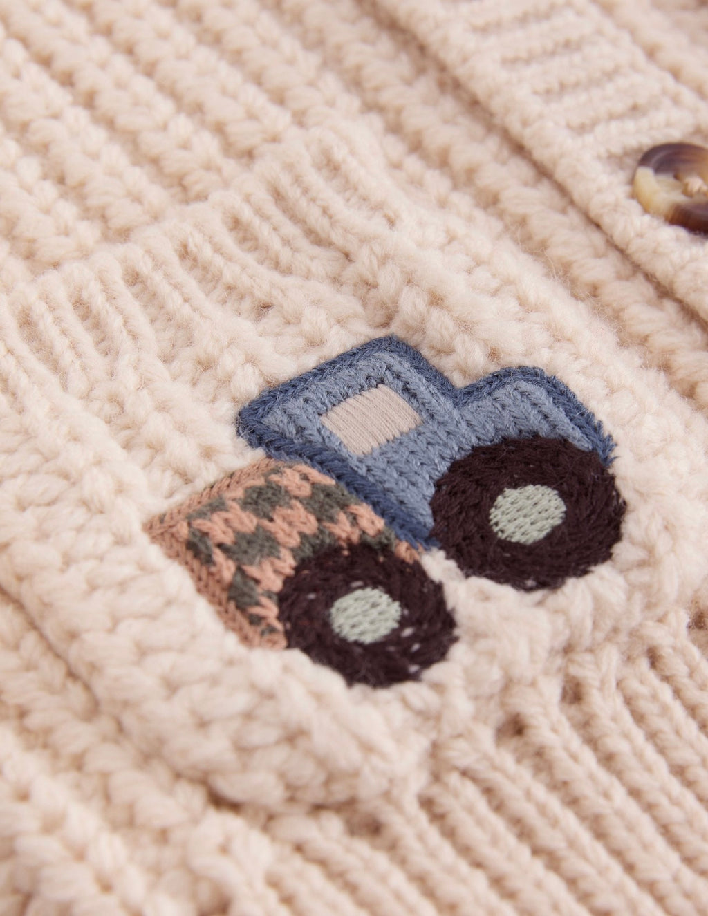 Ecru Character Cardigan