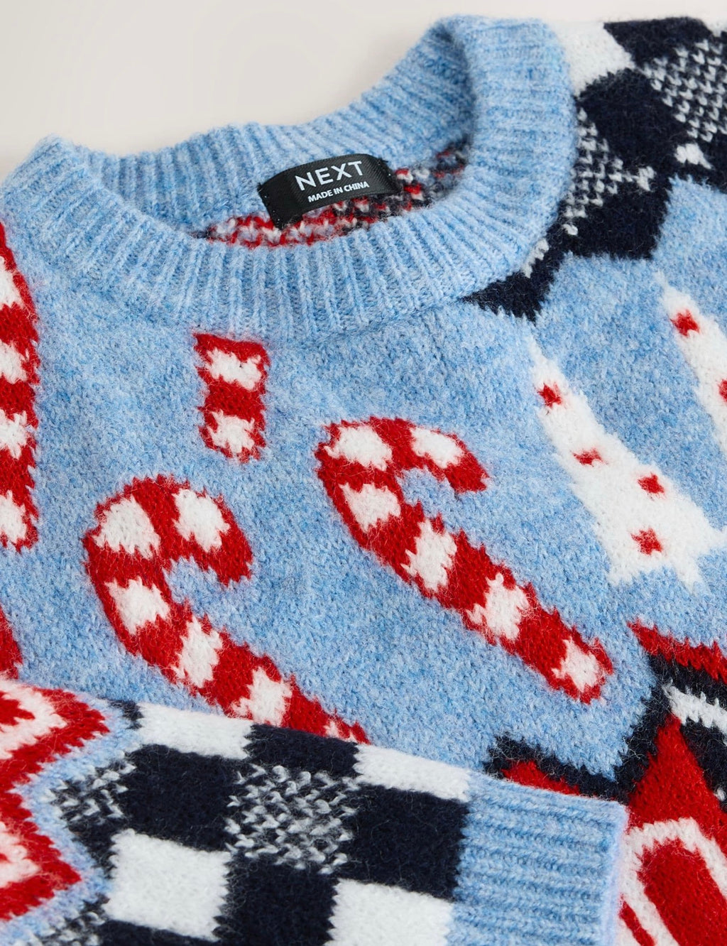 Blue Christmas Crew Neck Jumper
