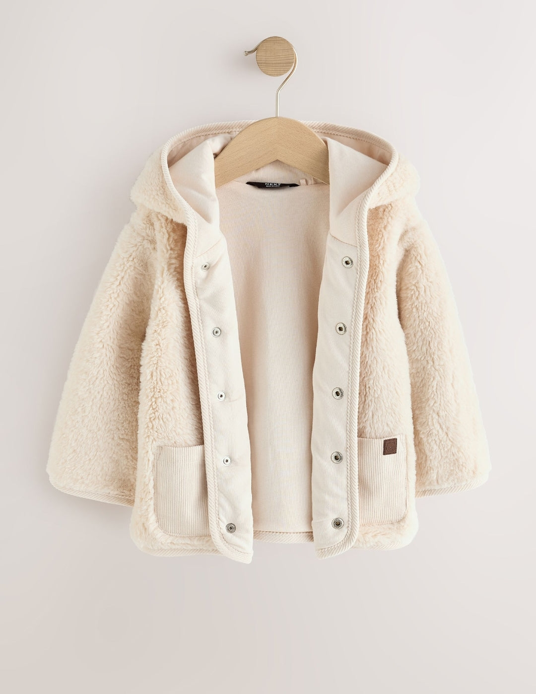 Cream Hooded Fleece